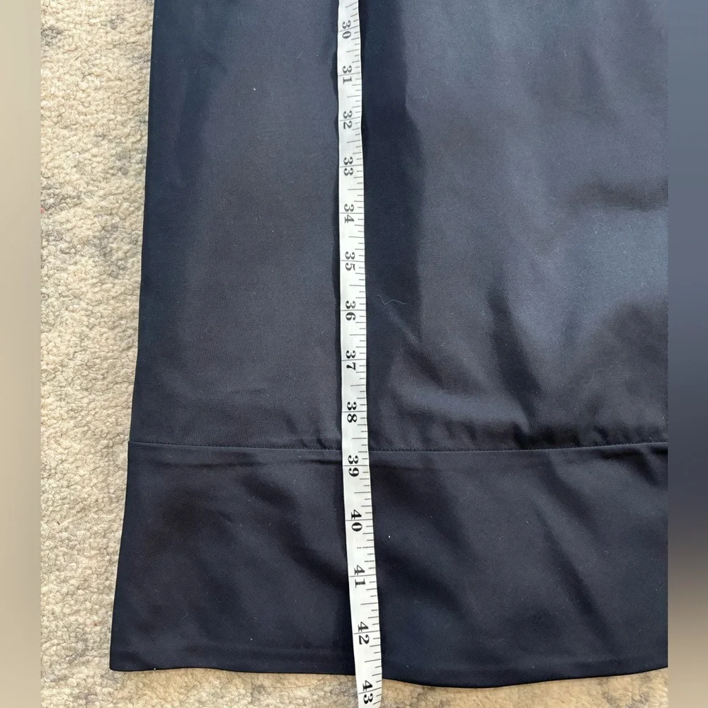 J.Crew 100% Silk Dress Contemporary Dark Navy Vintage Career Event Size 8 Tall